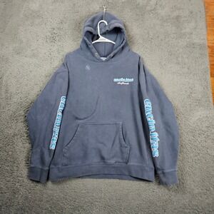 Encinitas Surfboards‎ Mens XL Gray Graphic Hoodie Sweatshirt Pullover Casual